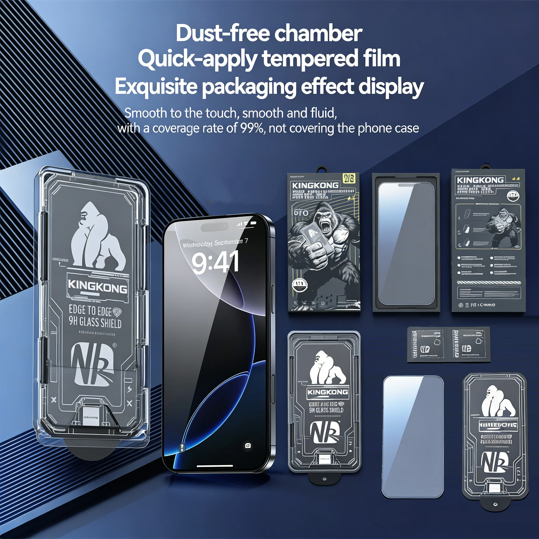 

3PCS Dust Free Installation Screen Protector For Honor X9C Smart X7D X6S X6A X5 Plus X7B X7C X8B X8A 4G 5G Tempered Glass Film