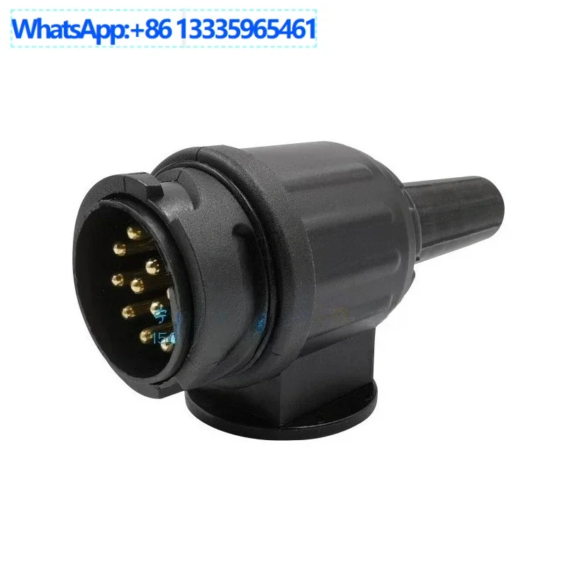 

10PCS European 13-core trailer plug socket 12V RV plug socket connector adapter accessories European standard