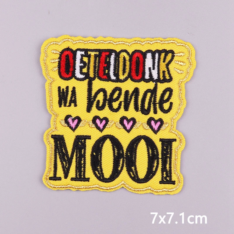 2025 Netherland Oeteldonk Emblem Iron On Patches For Clothes Carnival Frog Embroidered Patch For Netherland Fusible Patches DIY