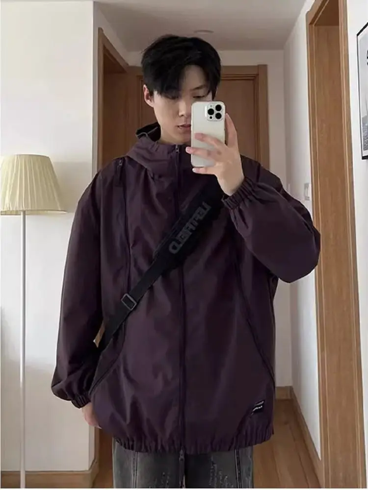 

Large Size 300 Pou Qui Dry Sun Protection Ice Silk Thin Men's Summer Jaet Soft ell American Sle Coat