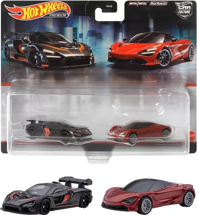 Original Hot Wheels Premium Car Culture Diecast 1/64 Voiture Racing McLaren Plymouth Ford GT Kids Boys Toys for Children Gift