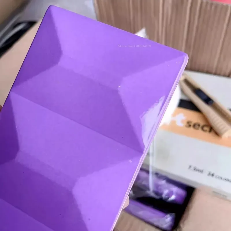 24 Color 2ml Grid Three Fold Iron Box Watercolor Pigment Subpackage Palette Art Students Outdoor Painting Watercolor Palette Box