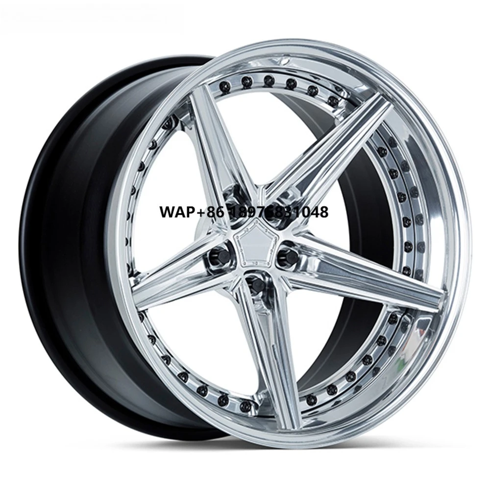 

17 18 19 20 21 22 Inch Aviation Aluminum Alloy 6061 Pcd5x120 Forged Car Rims
