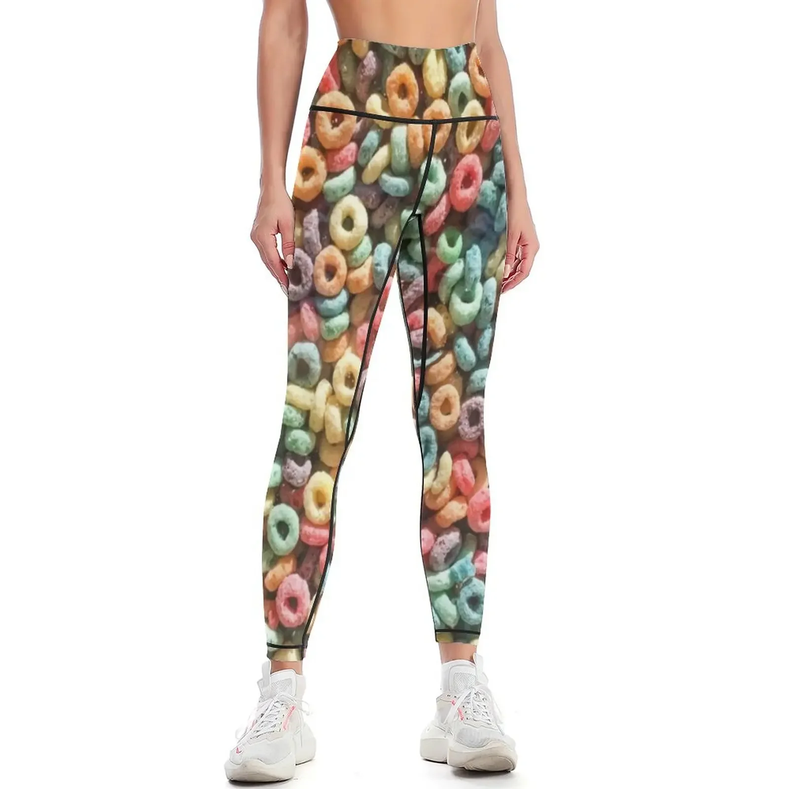 

Fruity cereal loops Leggings Sweatpants sportswear woman gym 2025 Legging sport gym clothing Womens Leggings