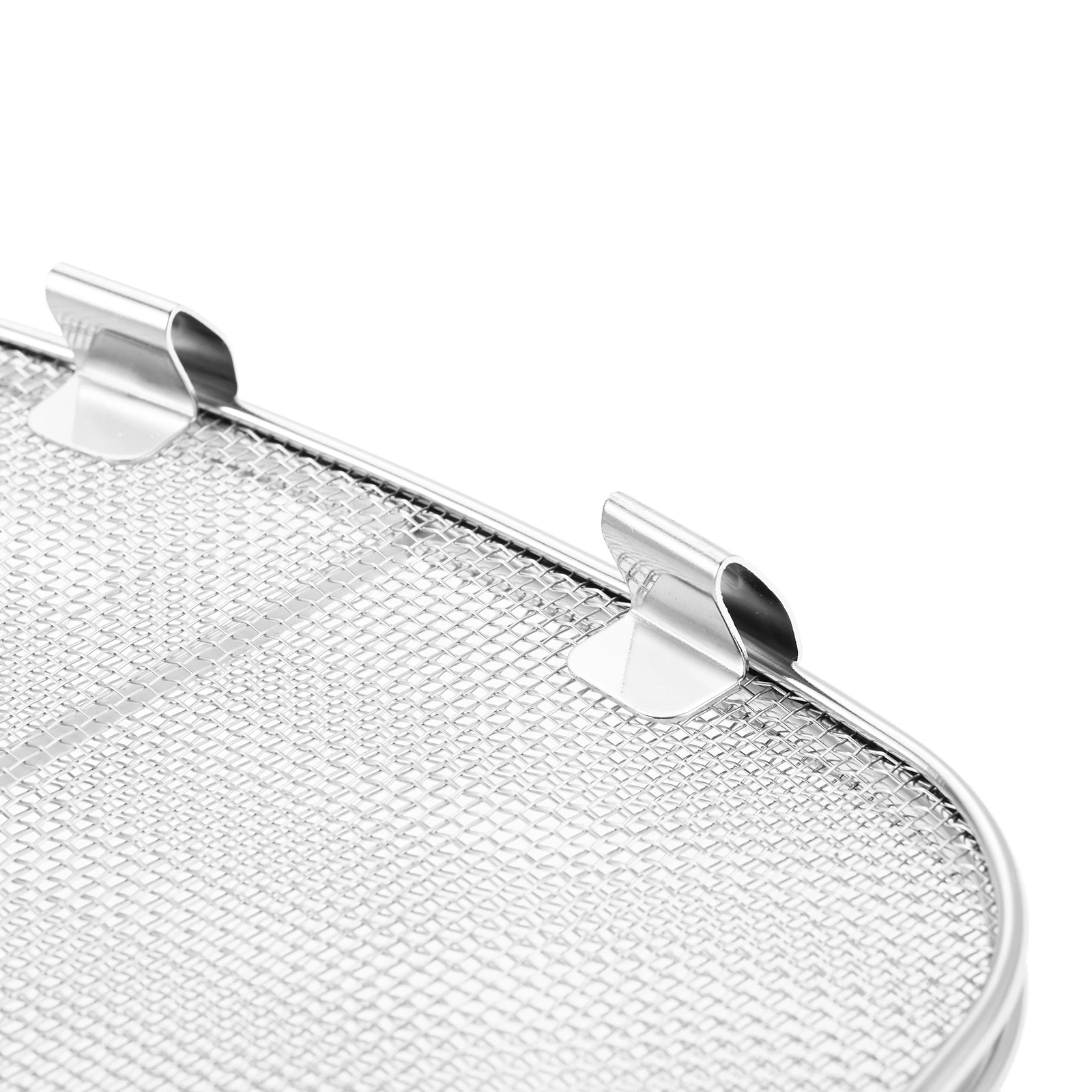 1Pc Stainless Steel Splatter Shield for Ninja Foodi Models AG300, AG301C, AG302, AG400 Air Fryer Replacement Parts 8.5*8.5inch