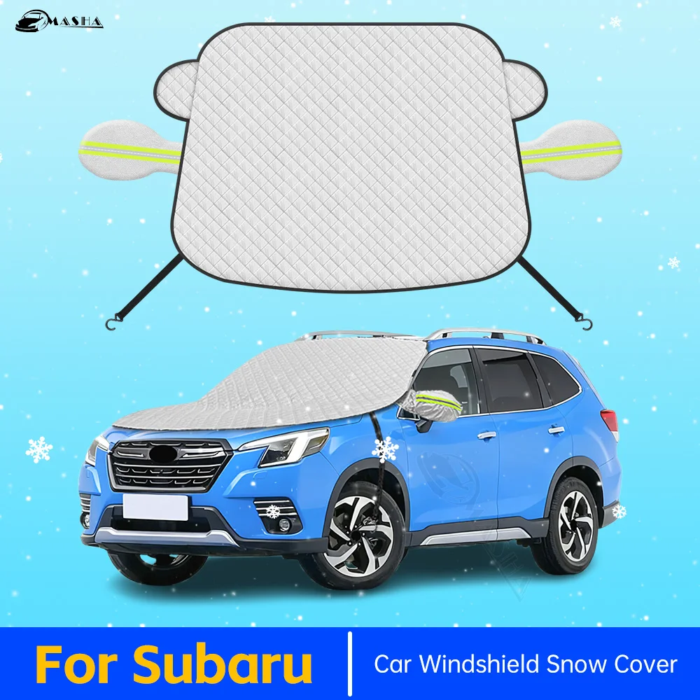 

Sunshade Cover For SUBARU Forester 2019-2025 2026 Car Windshield Snow Sun Shade Automobile Magnetic Cover Front Windscreen Cover