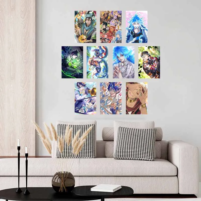 10/30 قطعة 4X6 ''أنيمي الملتوية العجائب الشكل صور بطاقات ديكور المنزل المشارك الكرتون جدار الكولاج عدة غرفة الديكور جدارية