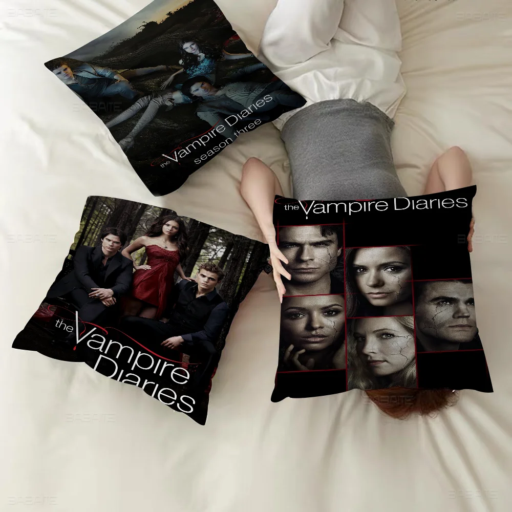 

The Vampire Diaries Cushion Cover Pillowcase Upholstery Sofa Throw Pillow Home Decor Pillowcas