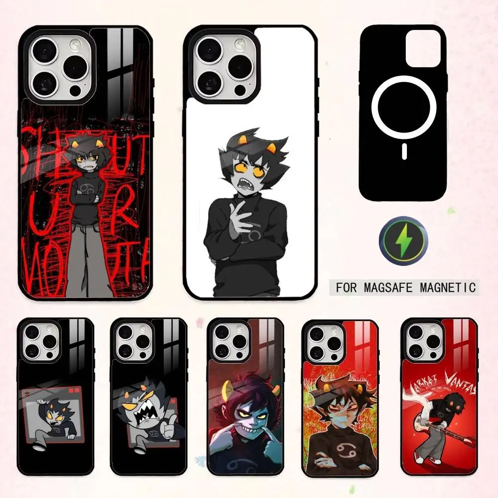 

COOL K-Karkat V-Vantas Phone Case For iPhone17,16,15,14,13,12,11 Plus,Pro Max Magnetic For Magsafe Wireless Charging