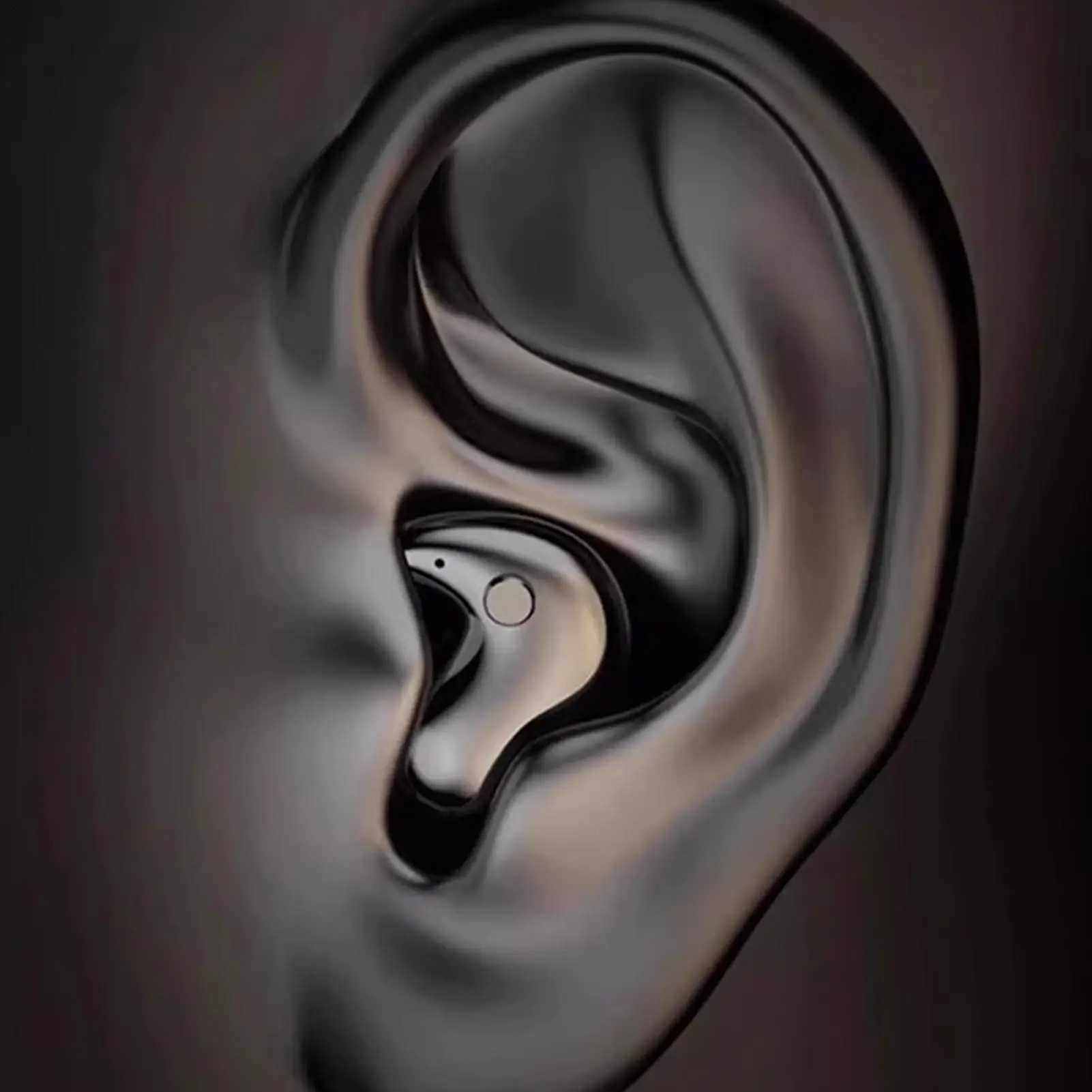 غير مرئية النوم سماعات الأذن سماعات أذن صغيرة غير مرئية للنوم قابلة للشحن الأذن براعم LED عرض سدادة الأذن للرجال والنساء