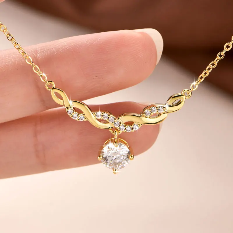 Thumbnail 3 - #83 Latest Moissanite Necklaces Offers