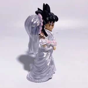 10 Cm Anime Dragon Ball Z Son Goku Sosok Model Mainan ChiChi Menikah Dengan Model Lucu Koleksi Hadiah Mainan Goku Aciton Sosok Mobil Ornamen 10 angka chichi penjualan terbaik - №