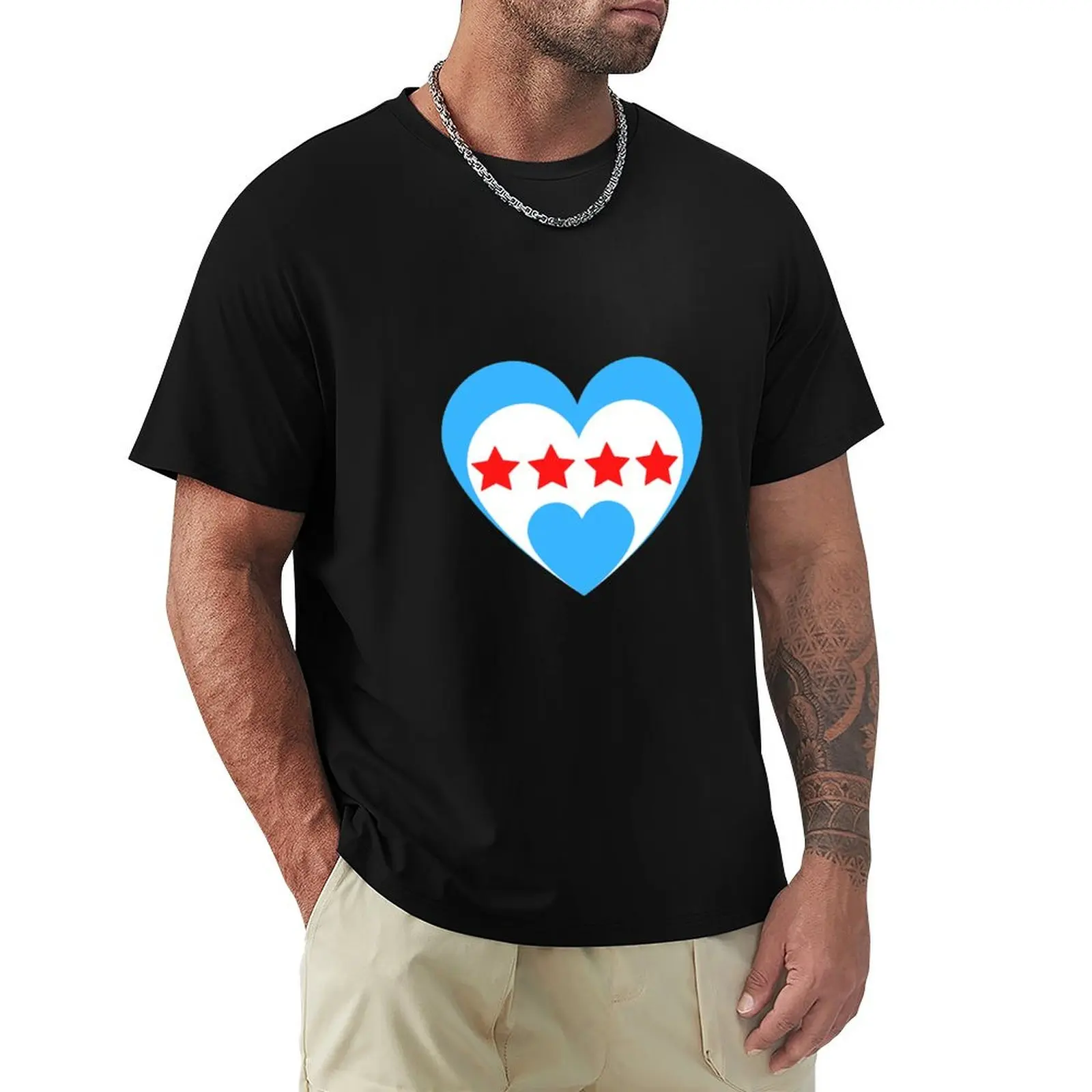 Chi Luv T-Shirt cotton t-shirt plain for man package T-Shirt
