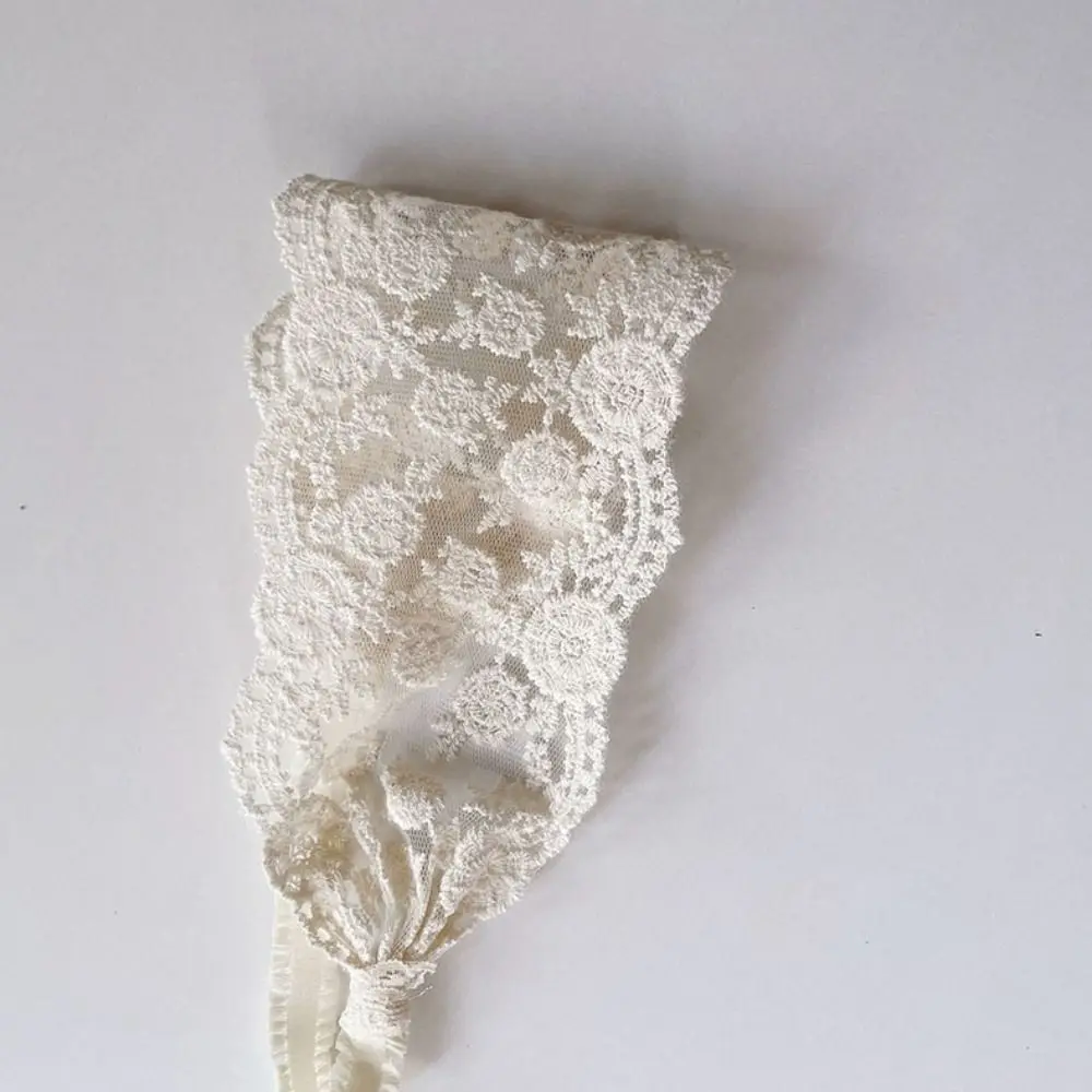 

Милая кружевная повязка на голову для малышей с вышивкой, широкая эластичная повязка для младенцев, летний ободок для волос с цветами