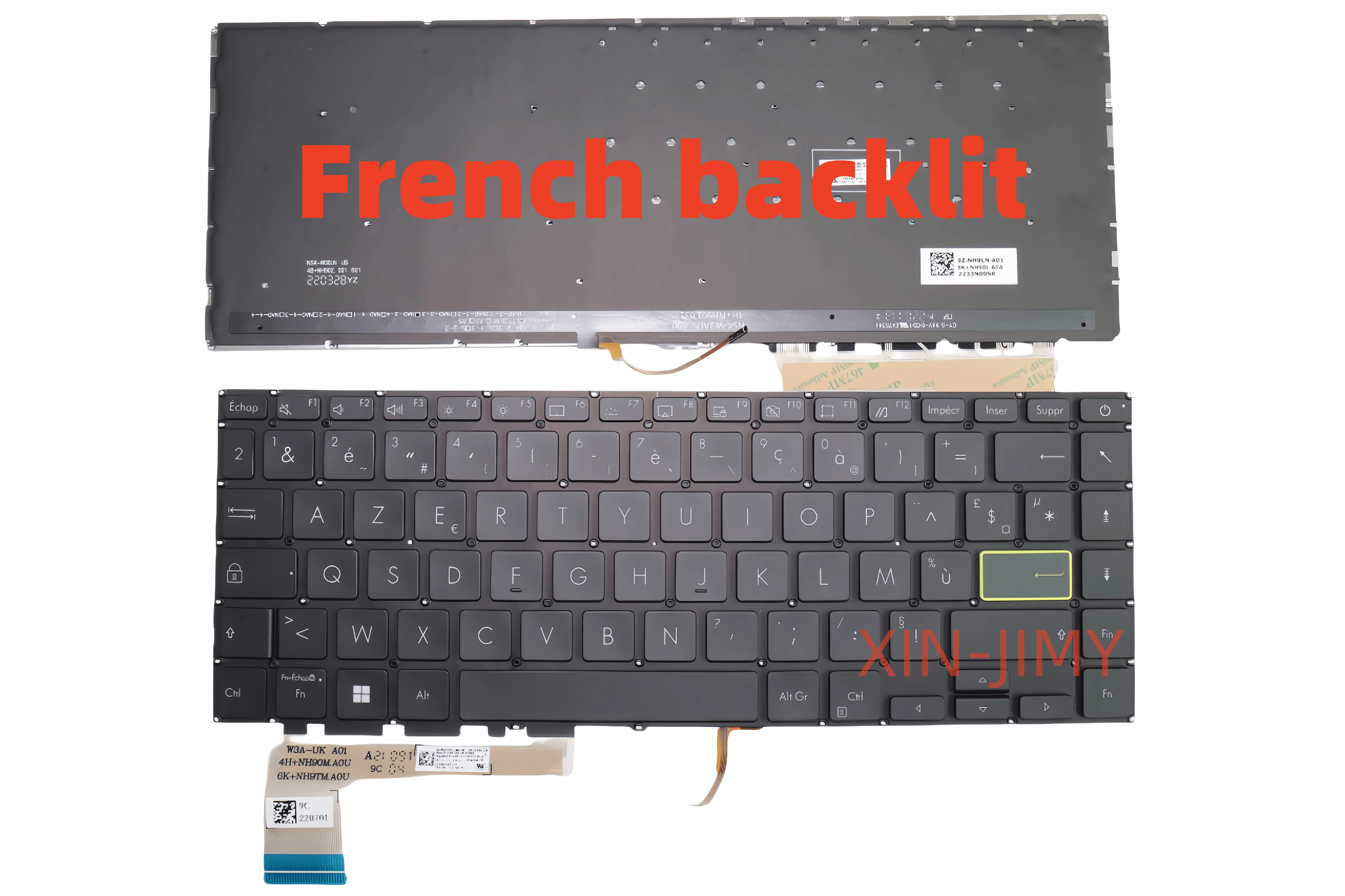 

Laptop Keyboard with Backlit For ASUS VivoBook S14 X435 X435E X435EA S435 S435E S435EA French Notebook
