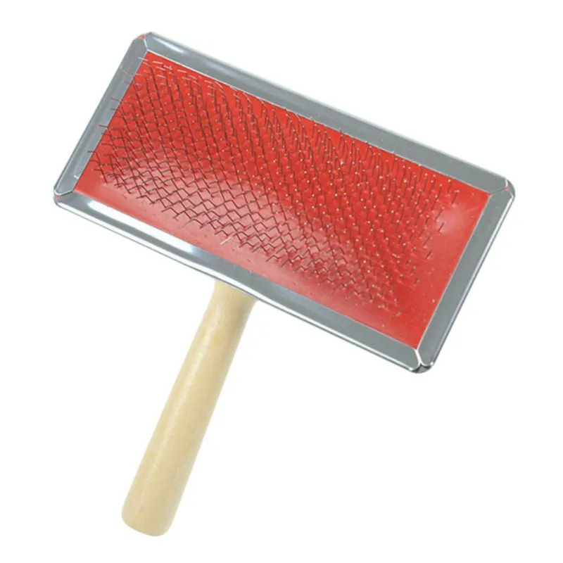 Wool Carding Comb Shedding Tool Pet Cleaning Spinning Needle Grooming Cats Supplies Dogs Hair Wooden Handle Slicker Brush Profes