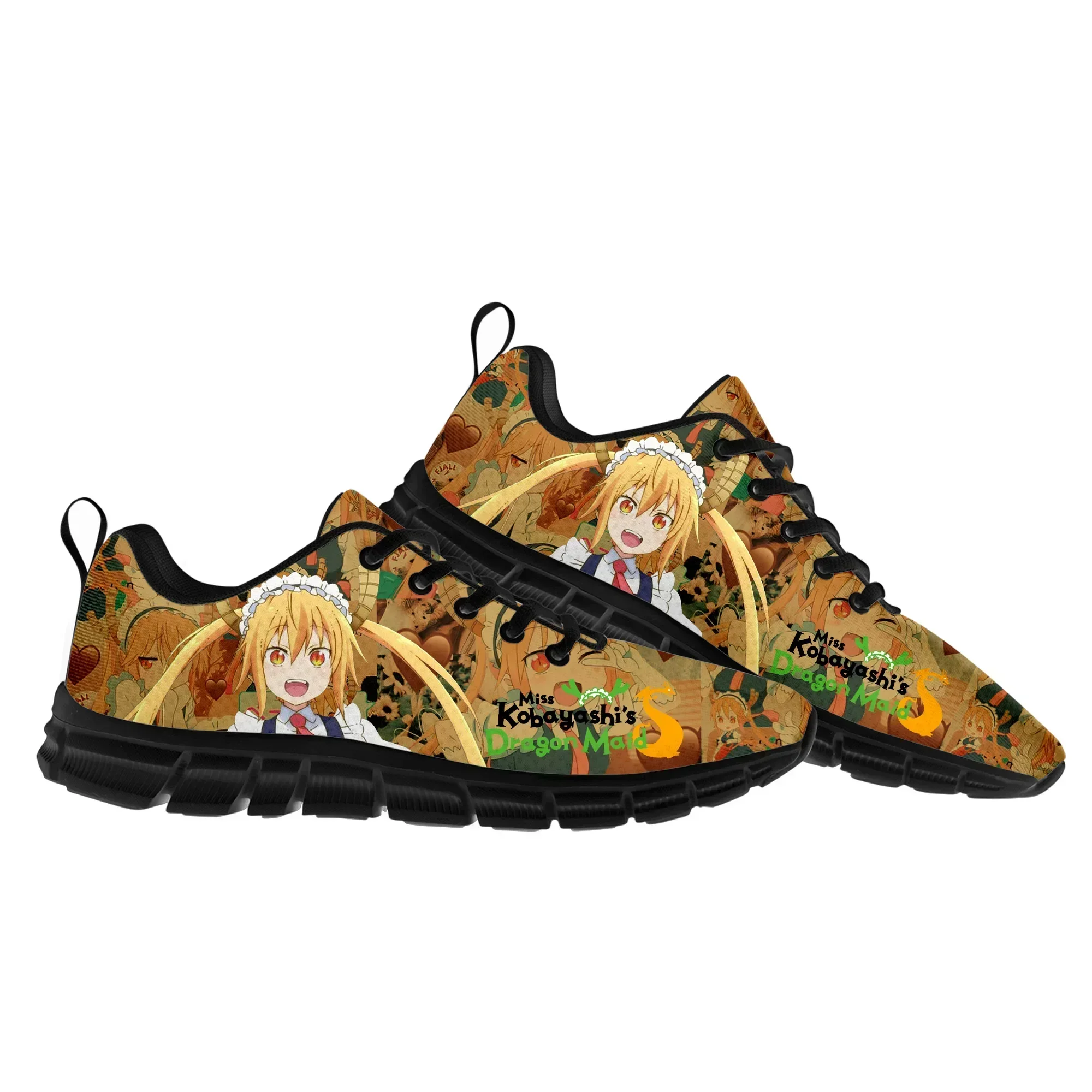 Miss Kobayashi Dragon Maid Sports Shoes Mens Womens Comfortable Breathable Sneakers Tohru Kanna Kamui Manga Sneaker Custom Shoe