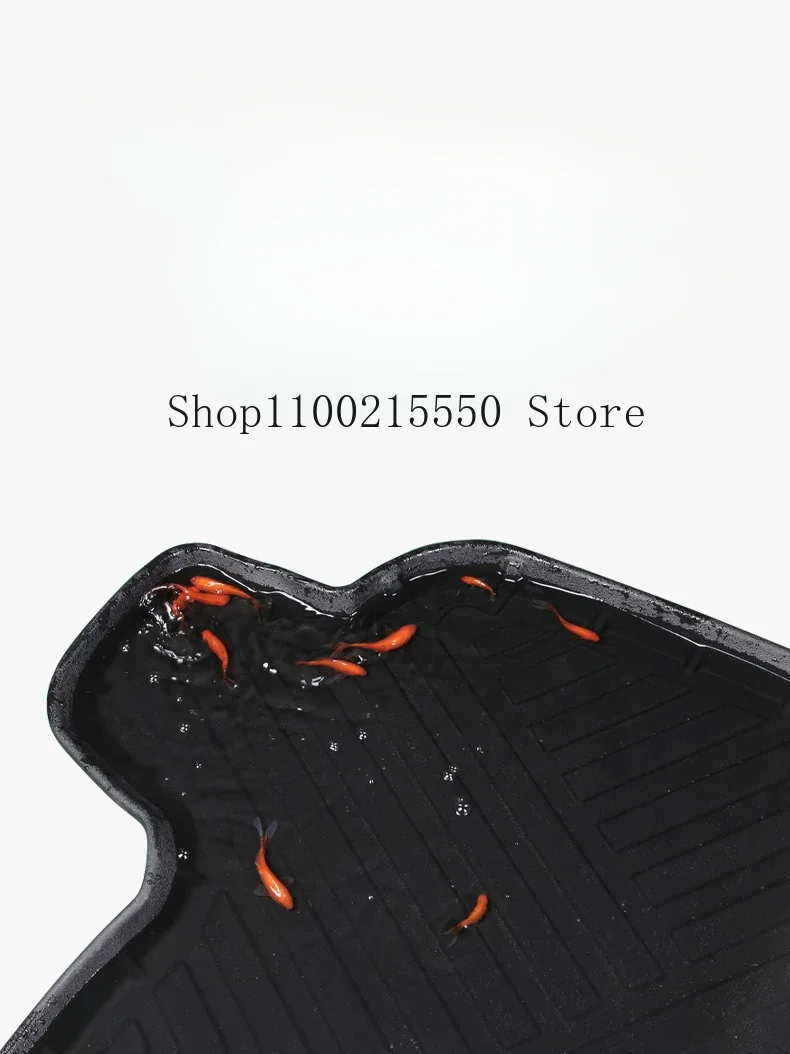 For Volkswagen ID.6 Crozz 7-seat All-Weather Car Floor Mats VW ID.4 Crozz 2021 2022 TPE Full Set Non-Slip Floor Liner Trunk Mat