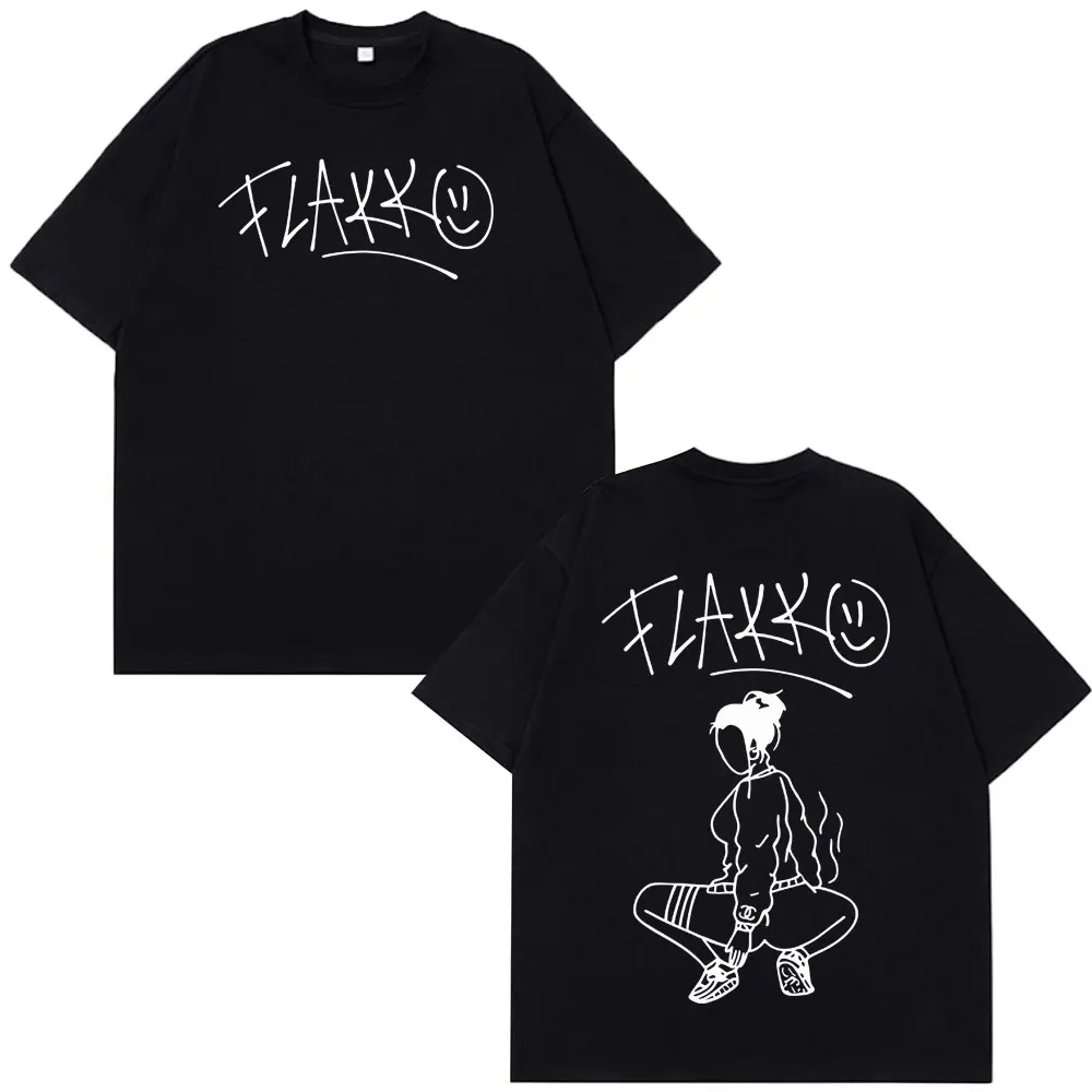 

Рэпер Rels B Skinny Flakko Графическая футболка Harajuku Мода Хип-хоп Поп-музыка Футболки Мужчины Женщины Хлопковые футболки с коротким рукавом