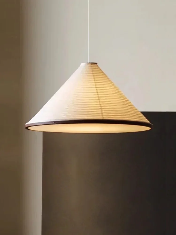 

Japanese Wabi Sabi Paper Ceiling Chandeliers Living Room Bedroom Pendant Lights Restaurant Home Decoration Lustre Hanging Lamps