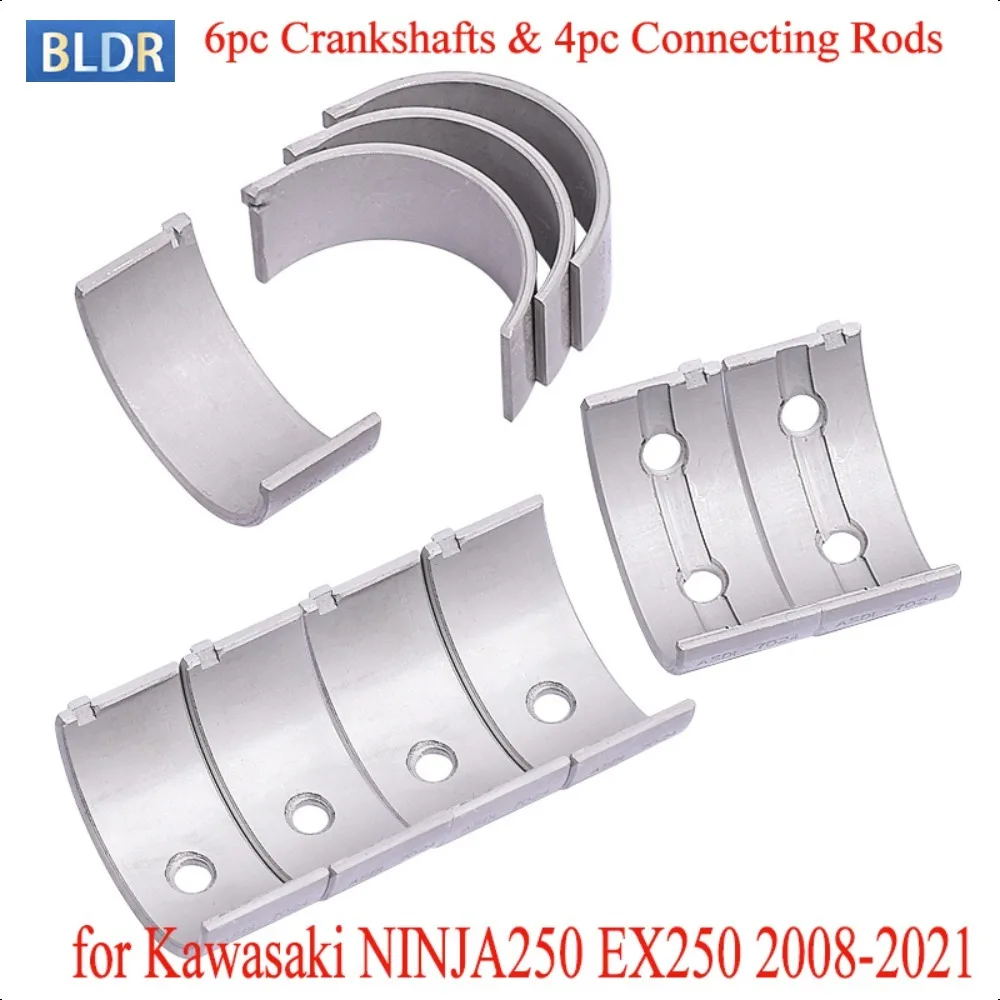 Motorcycle 30mm Connecting Rod 28mm Crankshaft Main Bearing for Kawasaki NINJA250 EX250 2008-2021