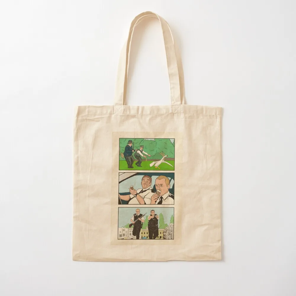 Any luck catching those swans? Tote Bag Shopper bag canvas tote bag hand