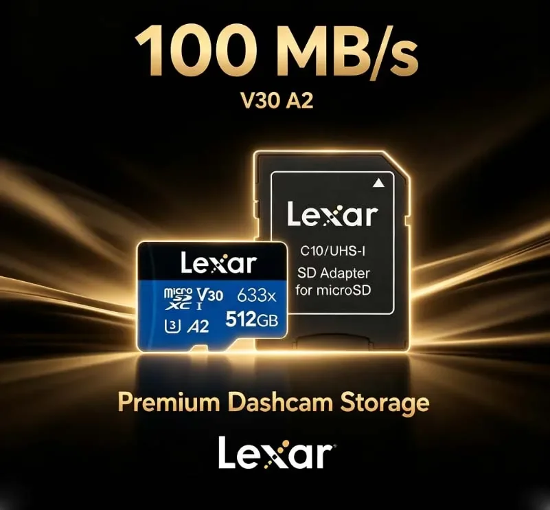 Lexar 633X Micro SD Card Memory Card 128GB Class 10 64GB 32GB TF Cards Blue Flash Cards SDHC/SDXC UHS-I for Dashcam Camcorder