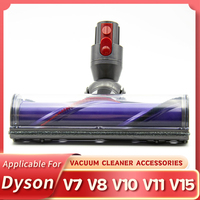 Direct Drive Cleaner Head Turbine Floor Tool for Dyson V7 V8 V10 V11 V15 Cyclone Cordless Vacuum Cleaner Replacement