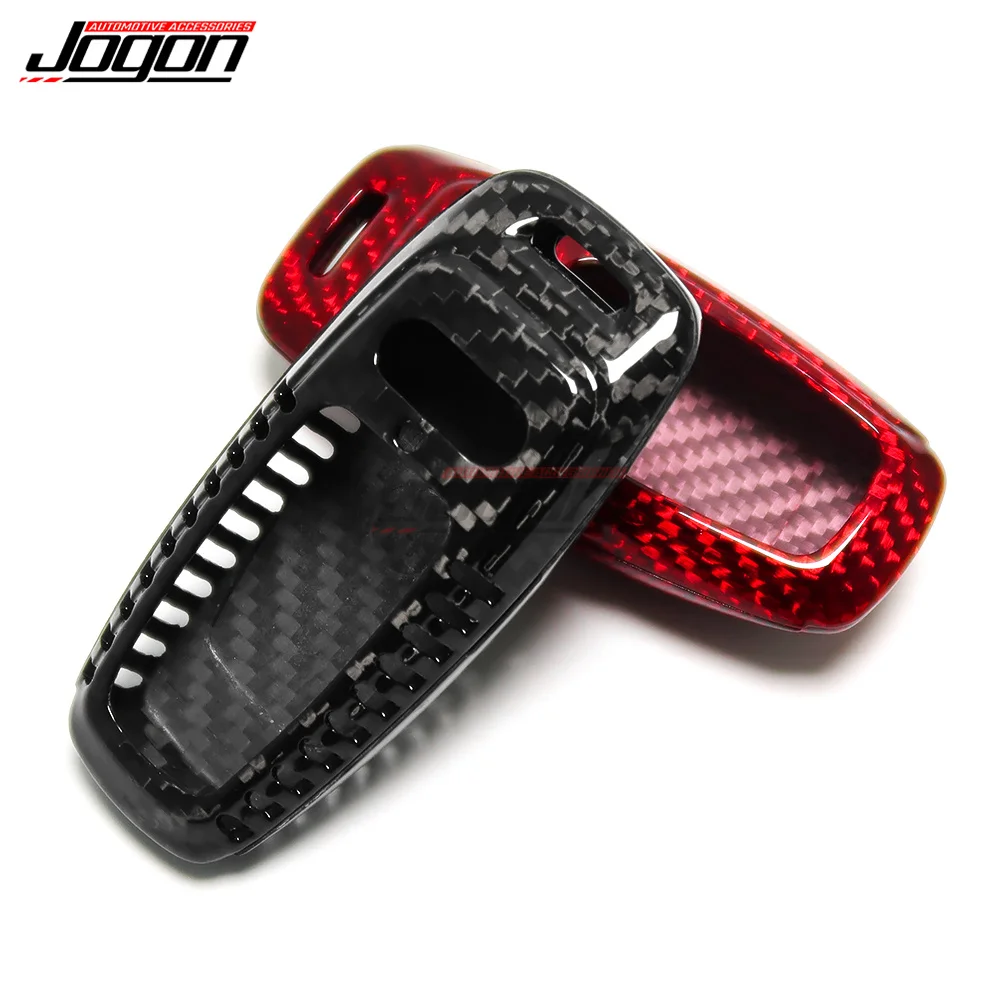 Real Carbon Fiber Remote Fold Key Case Shell Cover For Audi A3 S3 RS3 8Y A6 S6 RS6 C8 Q8 SQ8 RSQ8 A7 S7 RS7 4K A8 S8 4N Q7