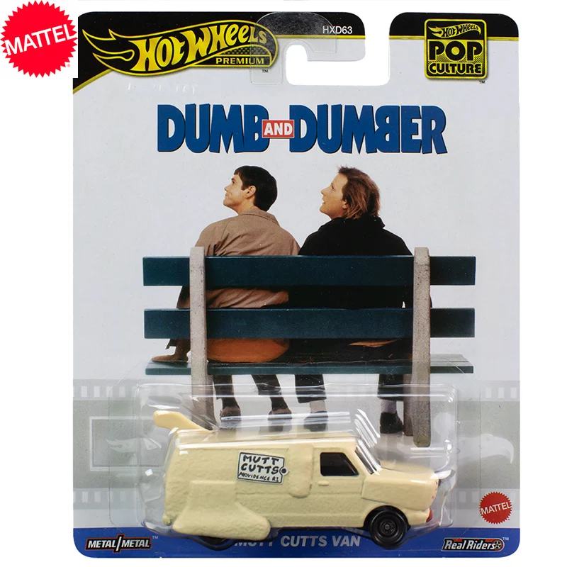 Original Mattel Hot Wheels Pop Culture Dumb and Dumber HXD63-C Car Model Collection Diecast 1:64 Metal Toys