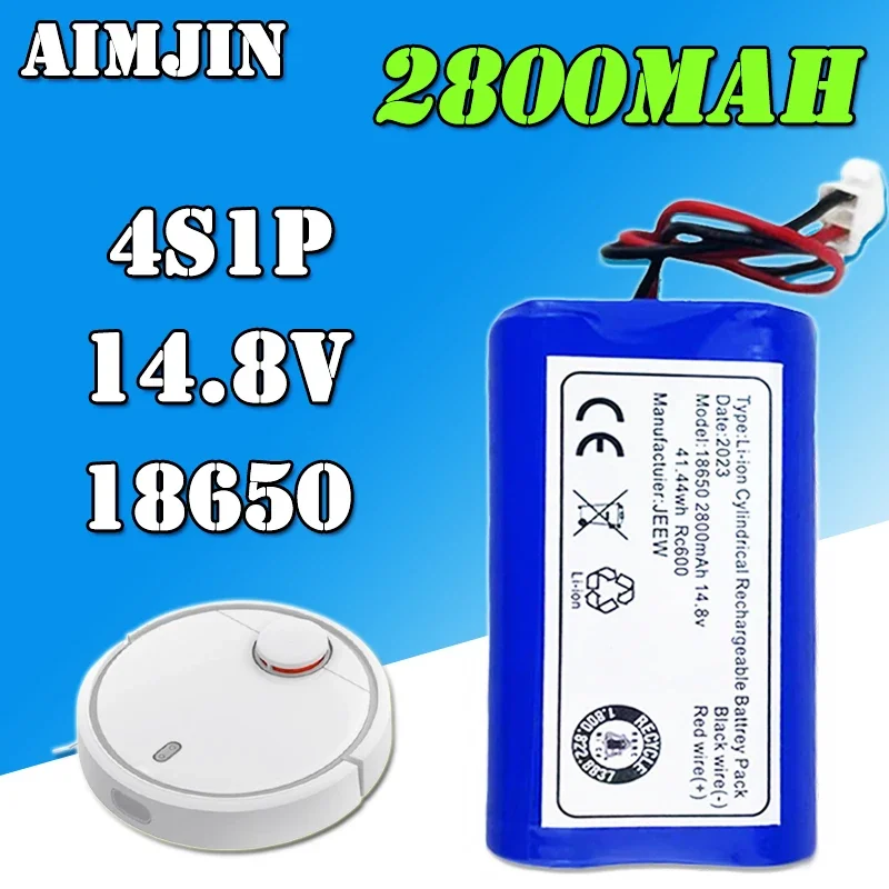 

14.8V 2800mAh 18650 Battery For eufy RoboVac 15C 15T 25C 30 30C 35C MAX G10 G15 G20 G30 Hybrid Edge Robot Vacuum Cleaner Parts