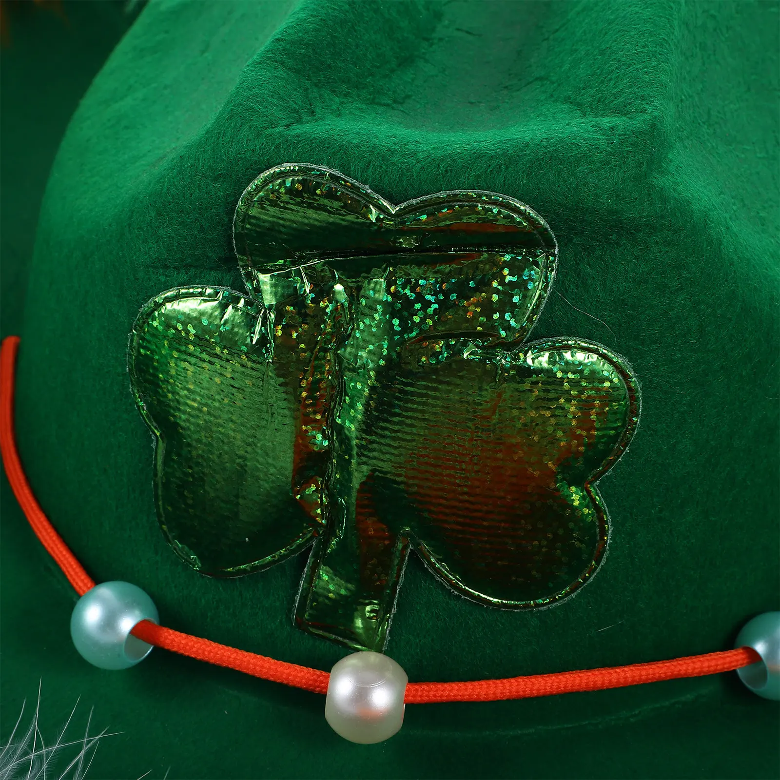 

Шляпа ко Дню Святого Патрика, 1 шт., с зеленым дизайном в виде клевера, ирландский праздничный головной убор, аксессуар для костюма для взрослых