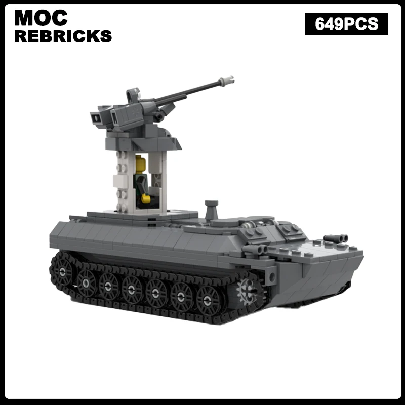 Military Tank Series MT LB 6MB IFV MOC Building Block Collection Experts  Model Bricks Display Creative Children Toys  Gifts