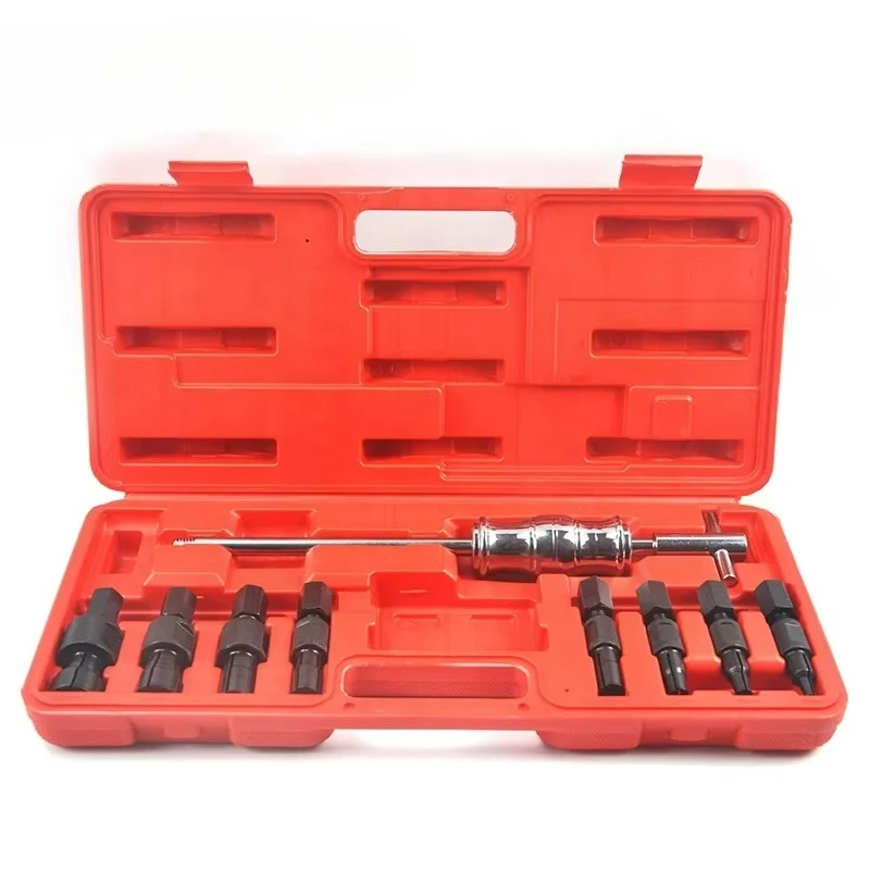 

Набор инструментов для ремонта автомобилей из 9 предметов: съемник подшипников для глухих отверстий, обратный молоток, съемник внутренних и внешних подшипников XC9061