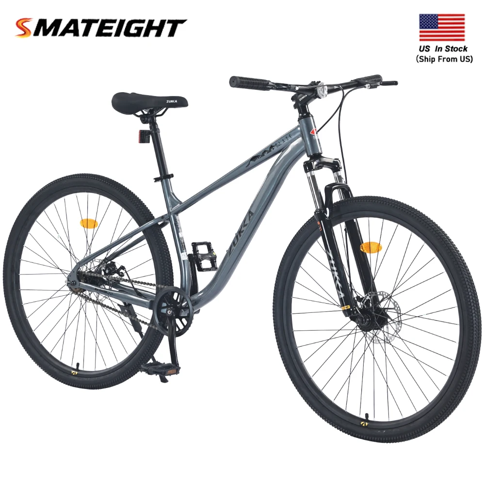 

29 Inch Wheels Single Speed Mountain Bike, for Men Women Boys and Girls, Front Suspension,Steel Frame