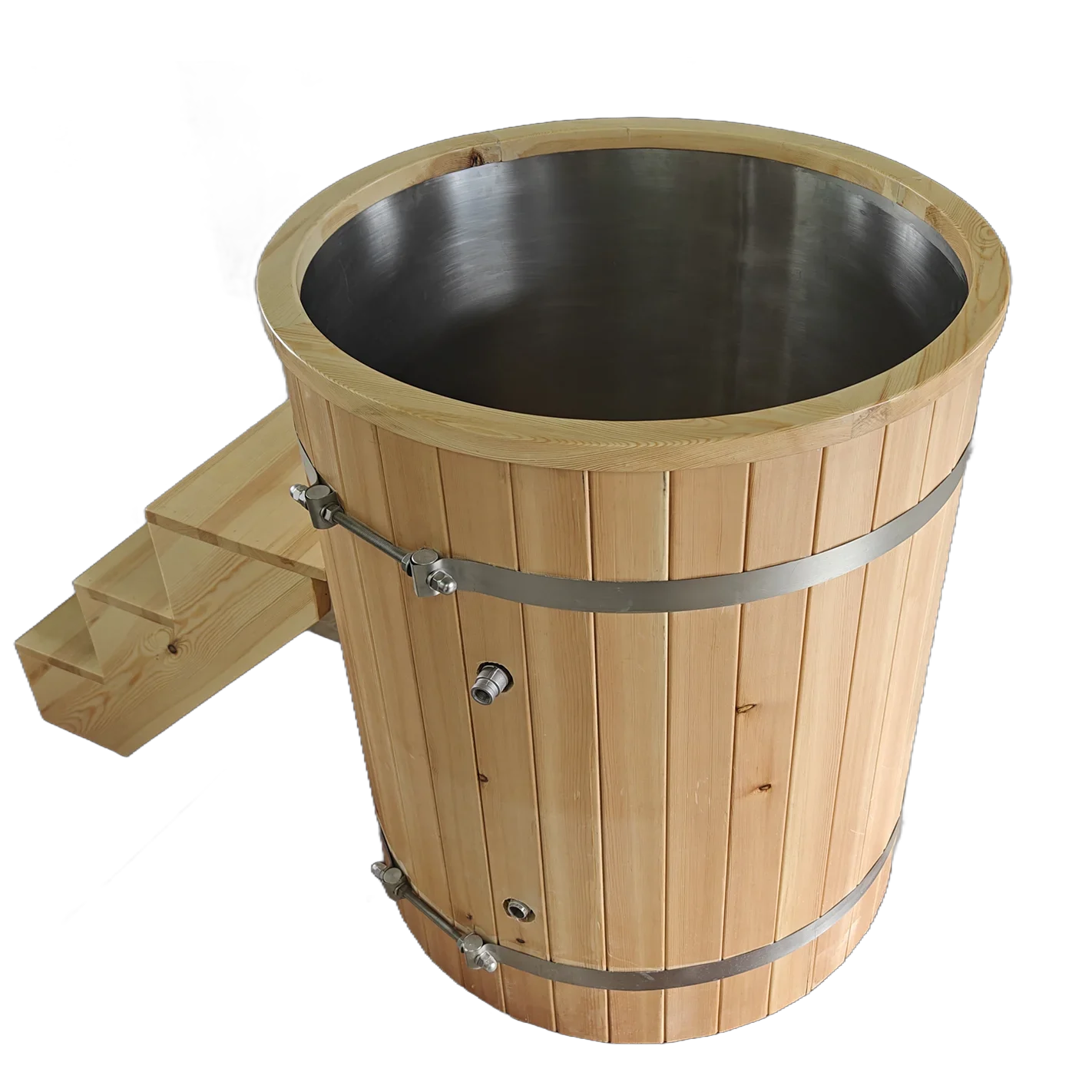 Baignoire Isotherme en Bois, 93.Extérieur, 100cm, Bain de Glace, Température la Plus Basse