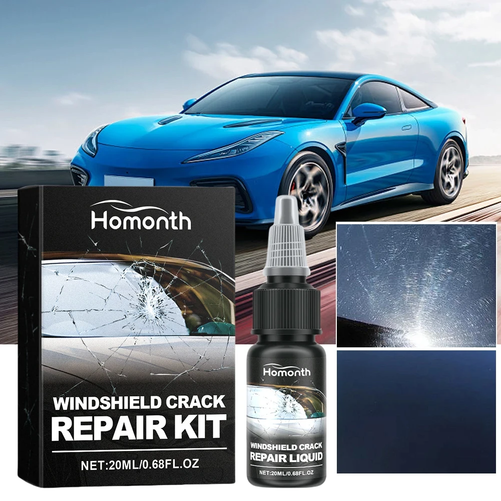 

20ml Cracked Glass Scratch Repair Vehicle Windscreen Nano Fluid Filler Quick Fix Windscreen Scratch Restore Fluid For Glass