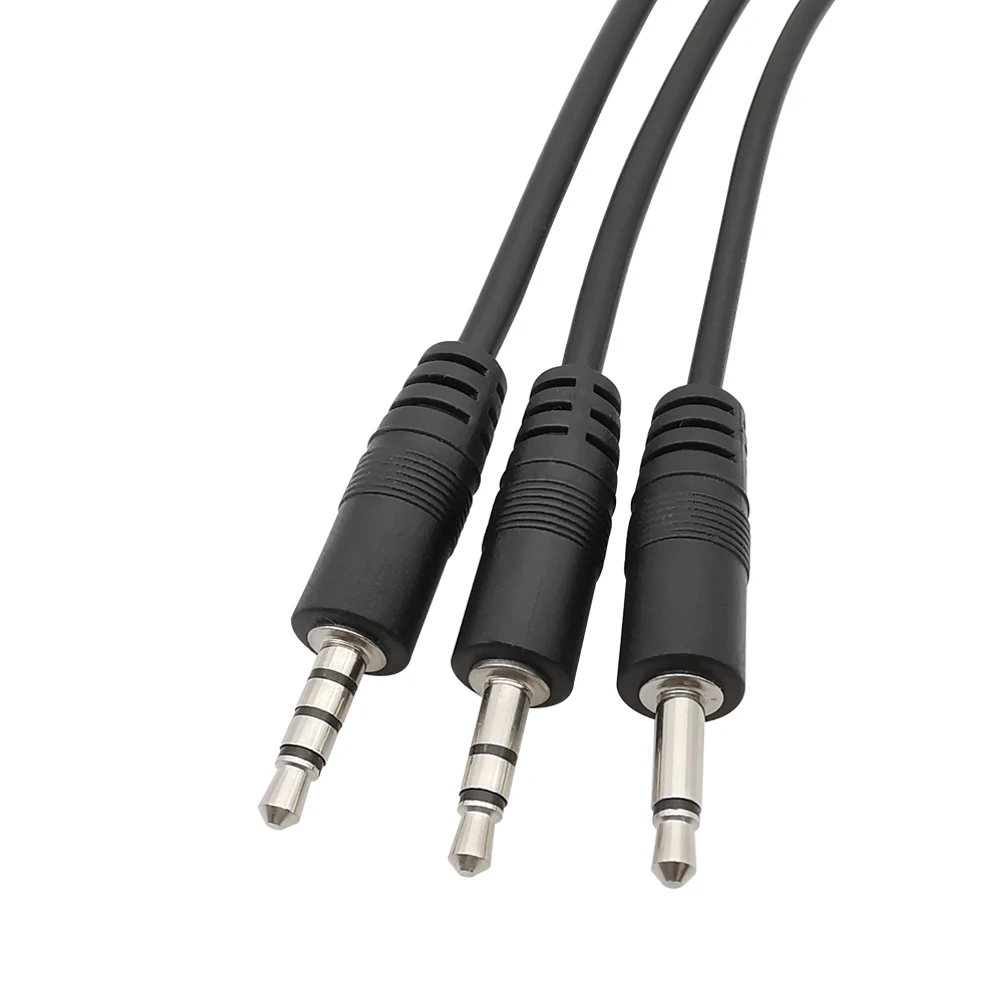 3.5mm Male Plug Female Jack Mono / Stereo Audio Connector 3.5mm 2/3/4 Pole Audio Headphone Extension Wire DIY Repair Cable 30CM