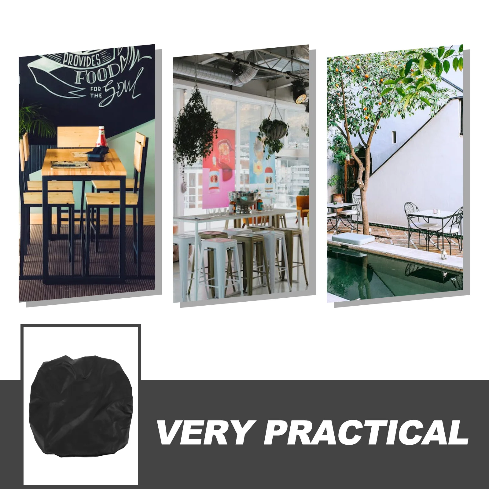 

Artificial Chair Seat Cover Waterproof for Dining Chairs Kitchen Living Room Bedroom Comfortable Wear