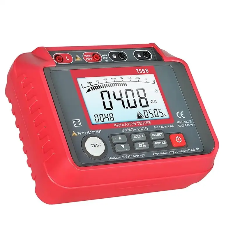 

2025 Trend Insulation Resistance Tester-Megohmmeter, Voltmeter Cable Meter, High Voltage Earth Resistance Testing Tool