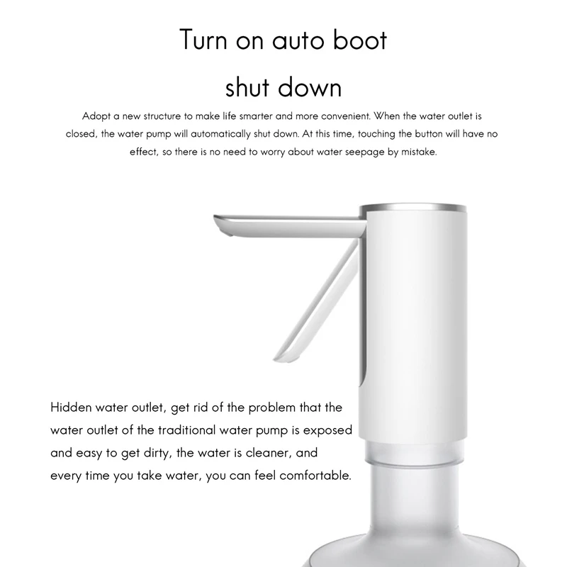 自動飲料水ボトルポンプ,USB充電器,水吸引装置,デスクトップミネラルディスペンサー