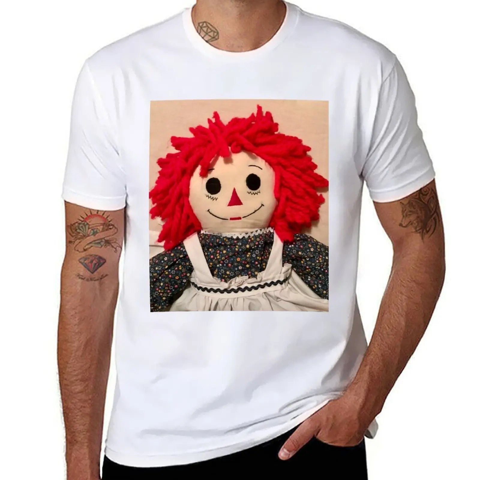 

2 T-Shirt shirt Raggedy shirt man t t cotton shirts pack designer 100% t cotton Ann Sweet