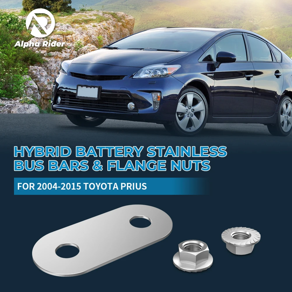 For Toyota Prius 2004 2005 2006 2007 2008 2009 2010 2011 2012 2013 2014 2015 Hybrid Battery Bus Bars Stud Nuts Stainless Steel