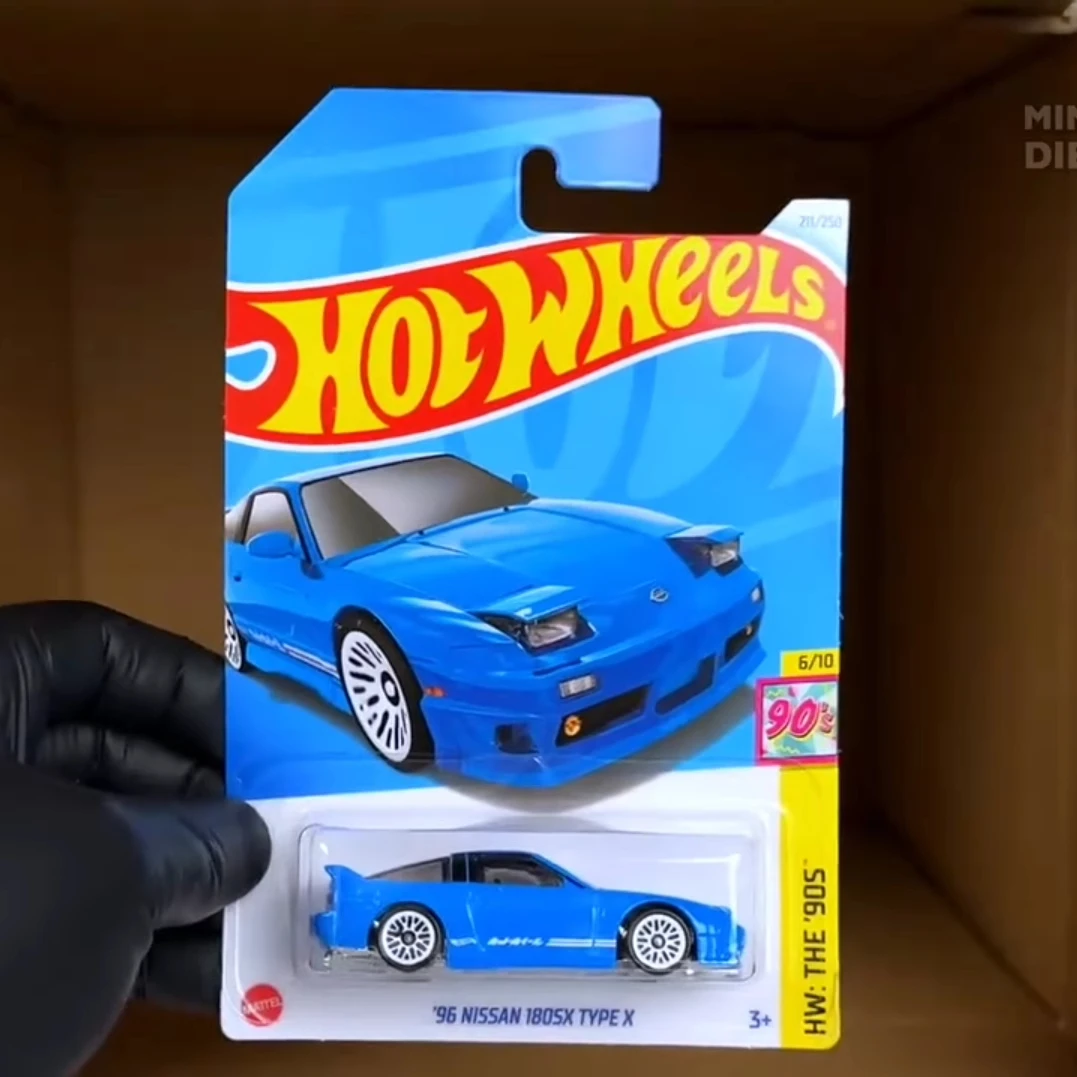 

HOT WHEELS 1:64 96 NISSAN 180SX X series, отлитые под давлением модели автомобилей, подарки