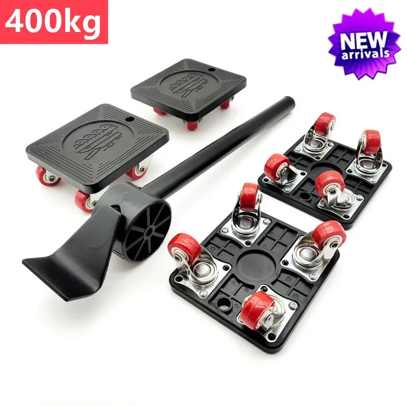 Heavy Duty Furniture Handling Tool, Handling Roller Set with Wheels for Sofas, Refrigerators, Heavy Duty Furniture, 400kg