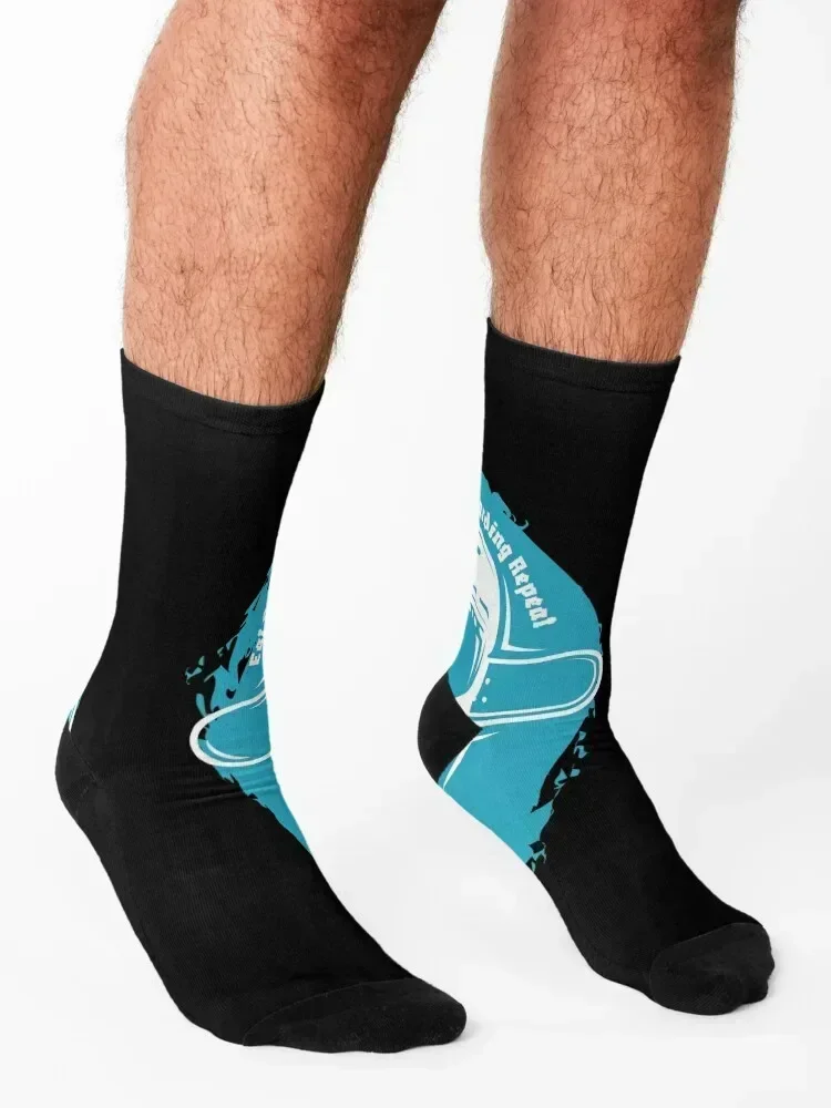 Eat Sleep Snowboarding Repeat 1 cool Socks Stockings man Men's gifts new year Men's Socks Luxury Women's