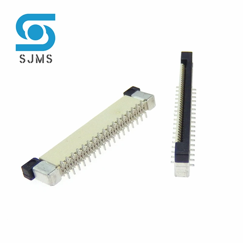 5/10pcs FPC FFC socket 0.5mm Pitch 4 5 6 8 10 12 16 18 20 26 28 30 34 40 50P 54 60 Pin Vertical Type Ribbon Flat Cable Connector