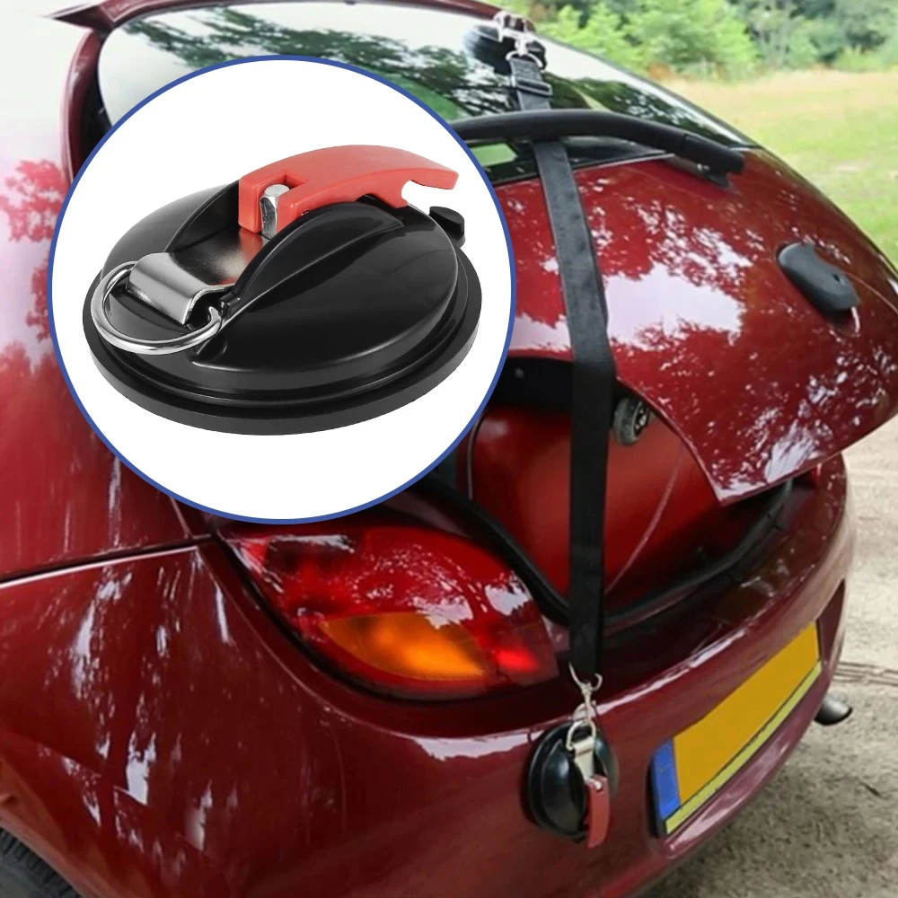 Vacuum Suction Cup Anchor with Fixed Hook Suction Cup Hook for Heavy-Duty Car Watch Strap Suitable for Car Bathroom