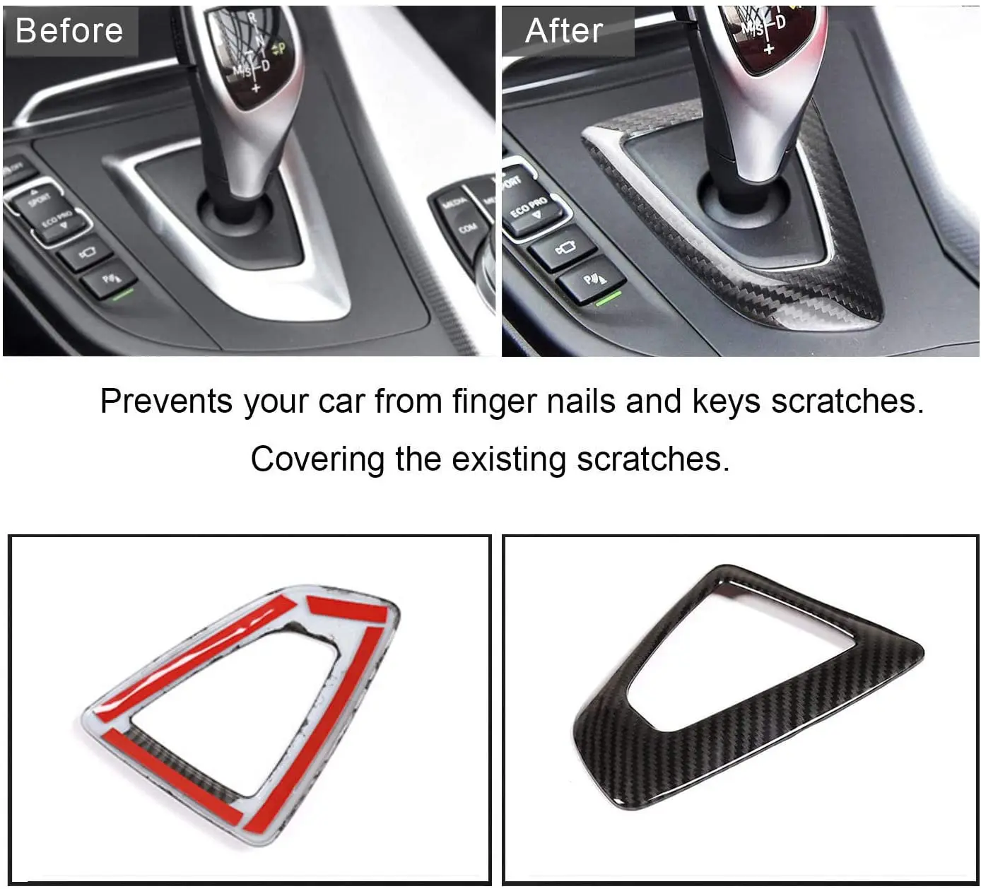 Car Center Control Gear Shift Panel Cover Trim For BMW F20 F21 F22 F23 F30 F34 F35 F32 F33 F36 1 2 3 4 Series 14-18 Accessories