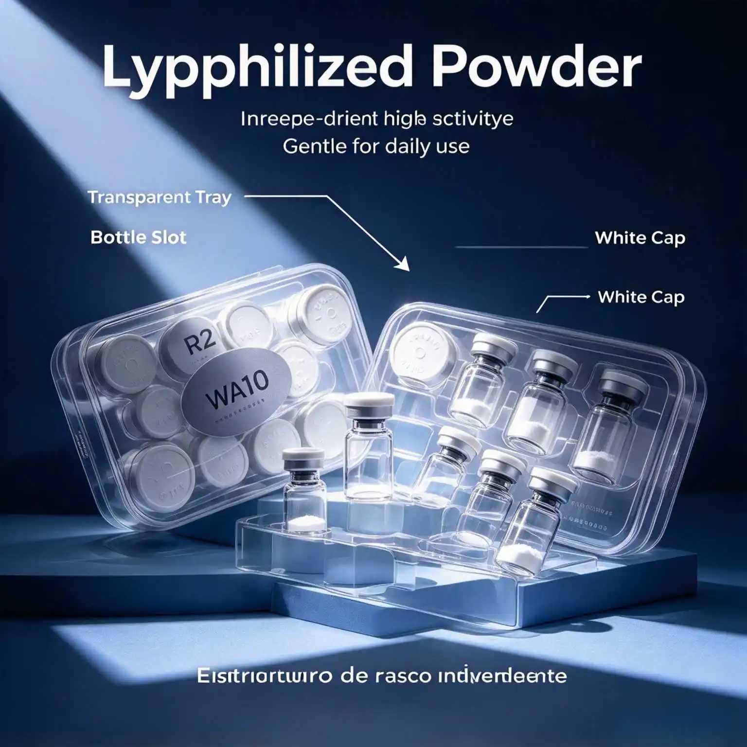 High-Quality  Freeze-Dried Powder, Repairs Skin Damage (Random Cap Colors, Production Date Subject to Actual Goods)